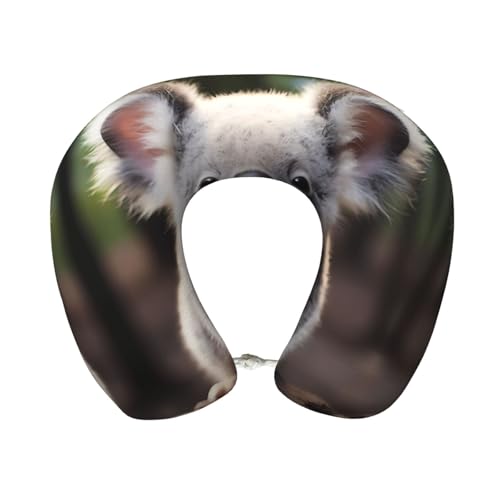 Almohada de viaje de espuma viscoelástica u-shaped suave miniatura 1