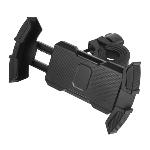 1 set per Smartphone Bici Lega Alluminio con Protezione Antivibrante e Rotazione per e Nero