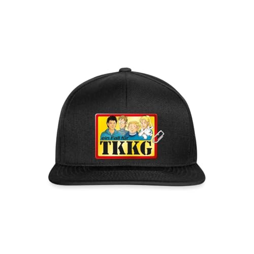 Spreadshirt TKKG Logo EIN Fall Für TKKG Snapback Cap One Size Schwarz/Schwarz
