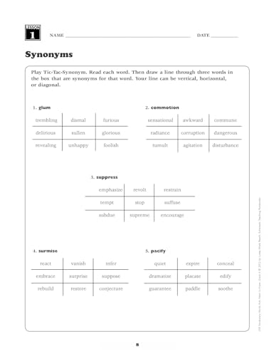Scholastic SC546866 240 Vocabulary Words Kids Need To Know: Grade 6: 24 Ready-To-Reproduce Packets Inside! thumb #5