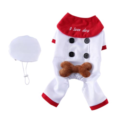 Disfraz para Perro Halloween Talla L Blanco