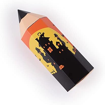 Miniatura 3 de D4DREAM Cajas de dulces de Halloween, 12 cajas de golosinas de Halloween para dulces o trucos, cajas de galletas 3D de Halloween, cajas de cartón
