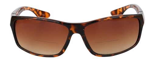 'The Driver' 2 Pair of Unisex Bifocal Reading Sunglasses with High Definition Amber Lenses - UV400 Protection