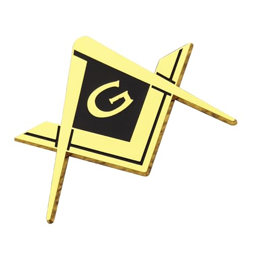 Emblèmes fraternitaires maçonniques - Adhésif puissant - Brillance durable - Pour voiture, camion, moto - Installation facile