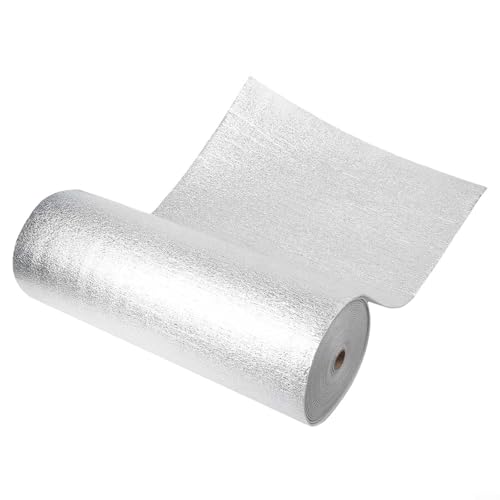 Papel pintado de espuma 3D, 50 cm x 10 m, de lino, impermeable y resistente a la humedad, para salón, dormitorio, baño, cocina, papel pintado de linóleo blanco con textura (blanco)