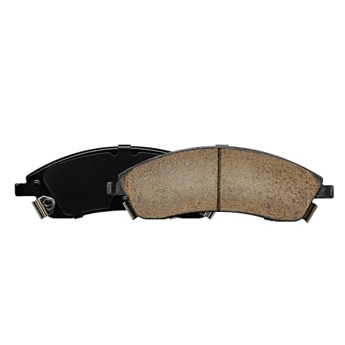Image of Detroit Axle - Front Brake Pads for 2006-2007 Cadillac CTS 2005-2008 STS 2004-2009 SRX 2004-2005 Pontiac Bonneville, Ceramic Brake Pads with Hardware Replacement