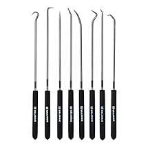 Ullman Devices CHP8-L Individual Hook and Pick Set, 9-3/4", 8-Piece