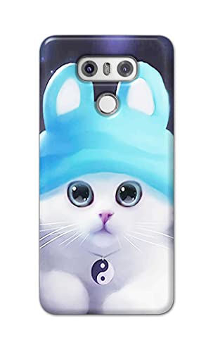 Image of Chinese Cutie Kitten Cat Big Eyes Lovely Girl Ears Hard Back Case Cover for LG G6, LG G6+, H870, H871, H872, H873, H870K, LS993, US997, VS988 Back Cover -(J5) VNS2221