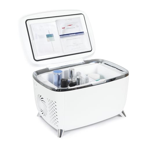 YU YUSING Mini Kühlschrank 6 Liter Kosmetik Kühlbox, Tragbarer Makeup Kühlschrank Warmhaltebox...