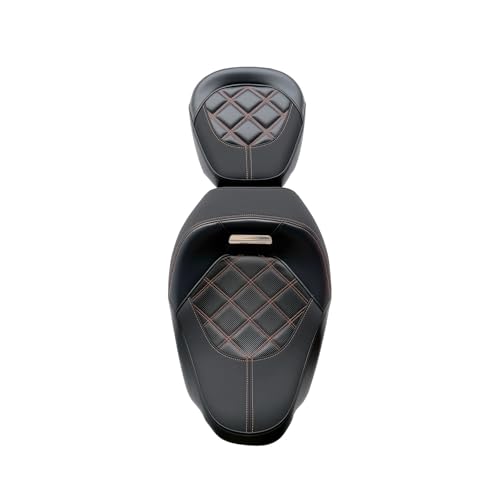 Selle Moto Harley Touring Contre Mal de Dos Coussin Canapé Gel Souple Détachable