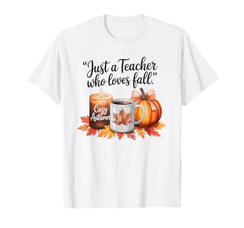 Just A Girl Who Loves Fall Pumpkin Cozy Autumn T�V���c
