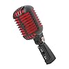 Jazuaiao Dynamic Microphone with Vintage Mic Antique Nostalgic Metal Appearance for Performers and Hosts Retro Dynamic Microphone #5