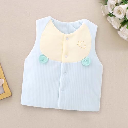Kids Boys Girls Thick Vest Button Round Neck Cute Print Sleeveless Outwear Winter Soft Open Front Waistcoat3