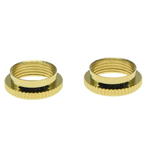 Dopro 10x USA Thread Fine Knurled 15/32" Deep Nut Guitar Toggle Switch Nut Fits Les Paul with Switchcraft Switches - Image 4