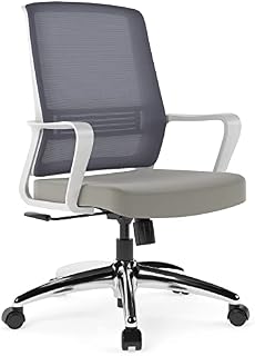 FLEXISPOT Ergonomic Office Chair Desk Chair Mesh Swivel Chair Computer Chair with Armrest Comfy Desk Chair Executive Work Chair Home Office Height Adjustable Chair OC51(Grey)