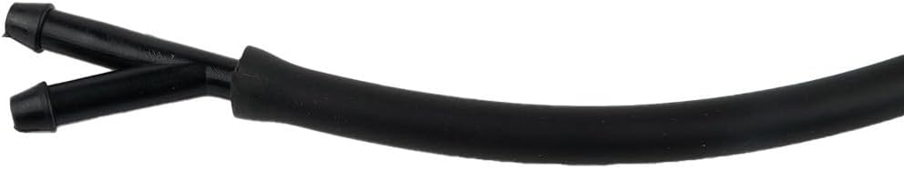 Multi-Use Car Windshield Washer Tube Kit 1M Rubber Hose With T-Type Connectors For Wiper Nozzle System Replacement Parts