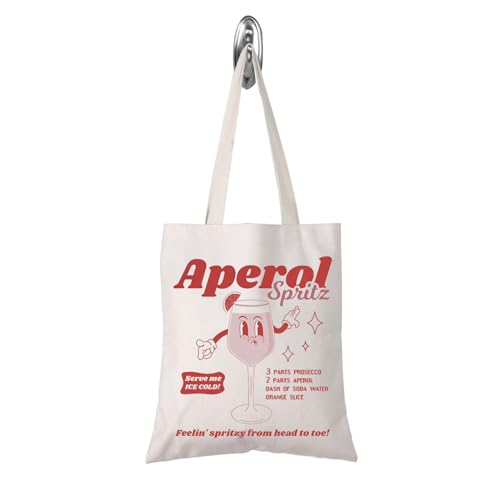 Bolsa Tote Aperol Spritz Feelin' Spritzy De Lona Para Mujer miniatura 1
