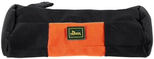 HUNTER Trainer Snack Dummy, Trainings-Dummy zum Apportieren lernen, befüllbar mit Snacks, zahnfreundlich & gepolstert, mit Reißverschluss, maschinenwaschbar, Farbe: orange, Größe: