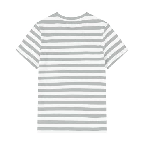 ALAVIKING Kids T Shirts Youth Short Sleeve Striped T-Shirt Cotton Crewneck Tees for Boys or Girls Size 3-12 Years2