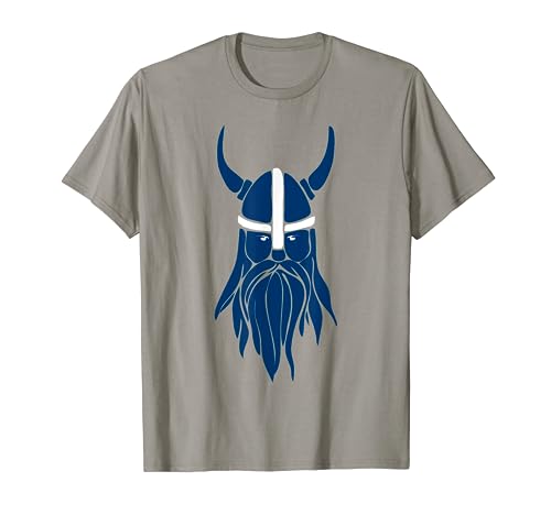 Finland Nordic Scandinavian Finnish Viking Helmet With Horns T-Shirt