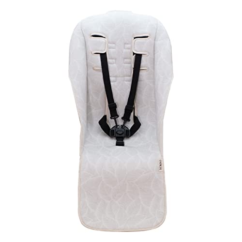 JYOKO Kids Colchoneta para Silla de Paseo Compatible con Uppababy Vista y Cruz en algodón (Bloom)