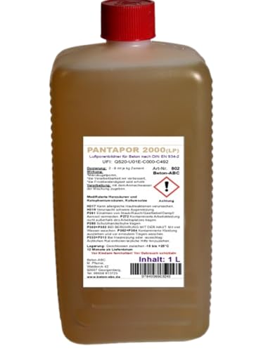 Luftporenbildner LP - Betonzusatz - Pantapor - gegen Frost und Tausalz -1 Liter