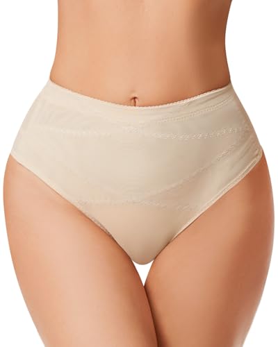 Tummy Control Thong Shapewear for Women Low Rise Thong Panties Seamless Body Shaper Girdle Underwear