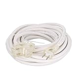 高儀(Takagi) M.M 延長コード 電源ケーブル 延長ケーブル 電源コード 電源タップ トリプルタップ 延長電源 作業用 カラー ソフトタイプ 3口 1500Wまで 125V 15A 3個口 3分配 コンセント たこあし 電工 ホワイト 10m TG-COD-1003WA