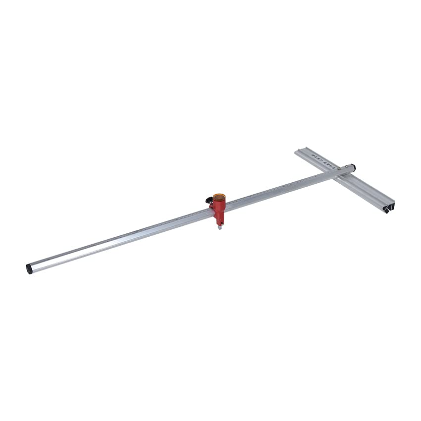 Couteau à pousser en verre chaud 0.8 mètre 6 côtés couteau de type T adapté 3-10mm + 2 têtes,Performances Puissantes