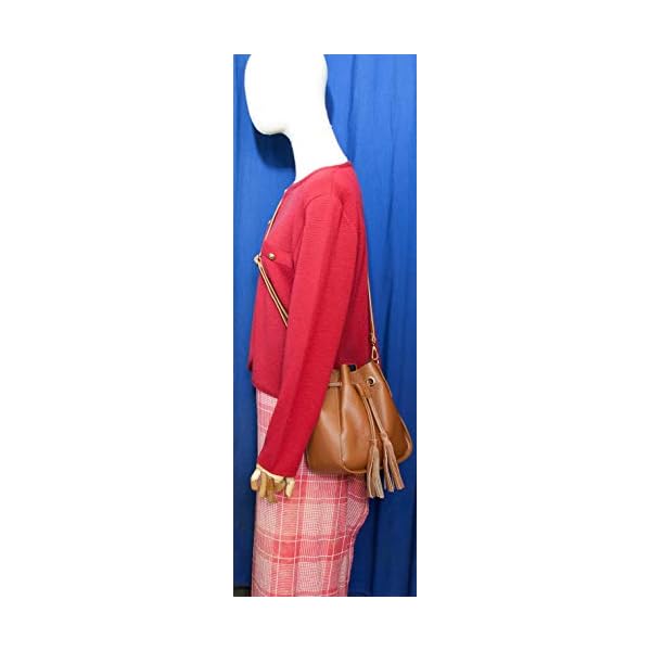 Sac CUIR femme bandoulière |Sac CUIR femme Italien | Sac à main femme | Sac Bourse Femme CUIR bandoulière |Sac Pompon 'Abril' ANCIEN PRIX 90,00 EUR