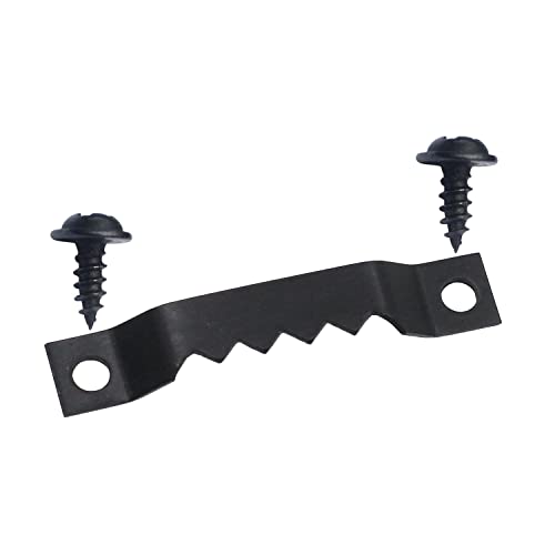 Sawtooth Picture Hangers, 50 pcs Small Picture Hanging Hook, Black Picture Hangers with Screws Picture Hang Solutions, Picture Hanging Hardware for Paintings, Photos Frame, Artwork, Home Decor, Clock