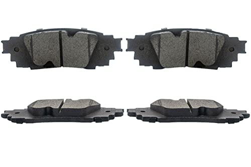 Image of Brakes Premium Ceramic Replacement Front Brake Pad Set for Lexus RX350 RX450h RX350L RX450hL