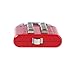 MUrldall-Button Combination Security Padlock Digital Lock Suitcase Luggage Drawer Door DIY Toolbox 10-bit Padlock, 5-Position Locking Mechanism red 5 Mechanism Key Blind Old Man Fixed Gym Toolbox