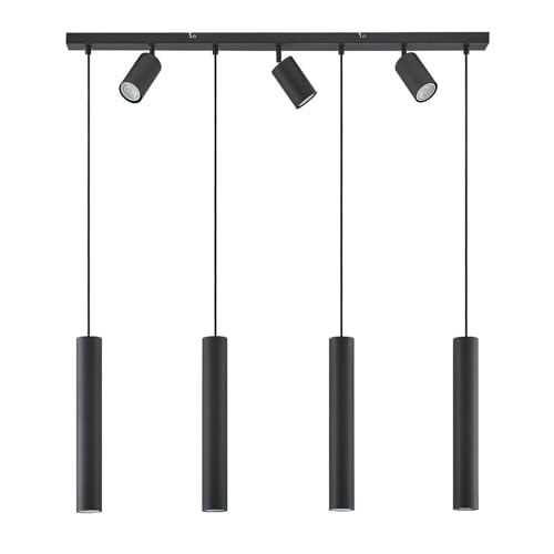 Suspension Sanad Lindby noire pour illuminer vos repas en salle à manger