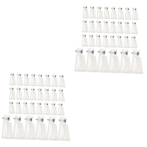 Zerodeko 60pcs Light Clips for Outdoor String Lights Hanger Hooks with Screws for Easy Installation and Holiday Decor