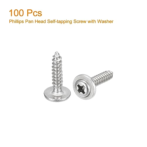Tornillo Autorroscante Phillips ST2.3x10mm 100pcs Acero Inoxidable miniatura 3