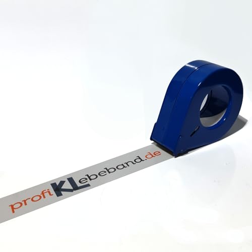 Ring Handabroller blau Klebeband Abroller Birne 3 Innen Kern bis 50mm Breite