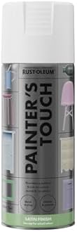 Rust-Oleum AE0050002E8 400ml Painters' Touch Spray Paint - Satin White (Packaging may vary)