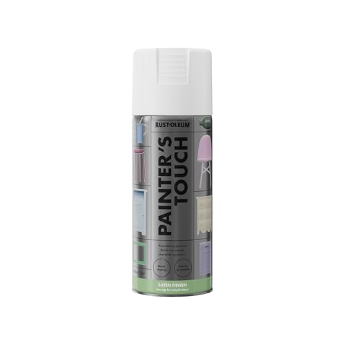 Rust-Oleum AE0050002E8 400ml Painters' Touch Spray Paint - Satin White (Packaging may vary)