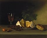 PSVDCTOO Retro Pinturas Murales Carteles Impresiones Natura morta con torta di vino e noci di Raphaelle Peale para Decoración Pared 60x90cm