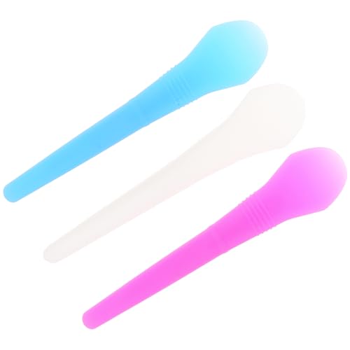Homoyoyo Facial Mask Brush Set 3pcs Silicone Mask Applicator Beauty Salon Supplies