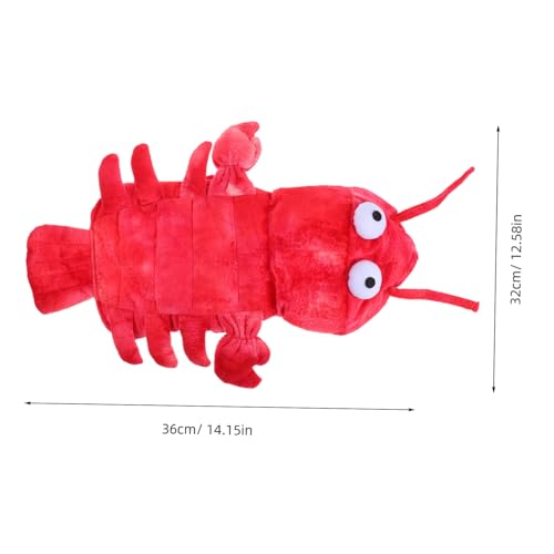 Disfraz de langosta rojo para perros talla XS miniatura 2