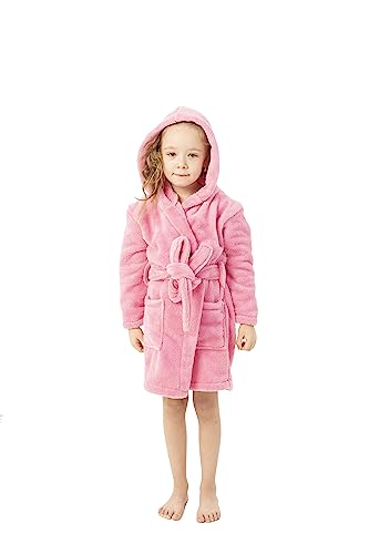 BC BARE COTTON Kids Microfiber Fleece Hooded Robe4