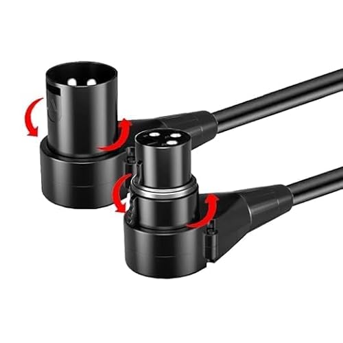Molan WUYANLAN-01 Right Angle Xlr Cable cover