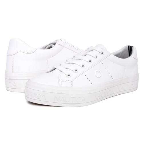 Image of Nautica Women Fashion Sneaker Lace-Up Tennis Casual Shoes for Ladies