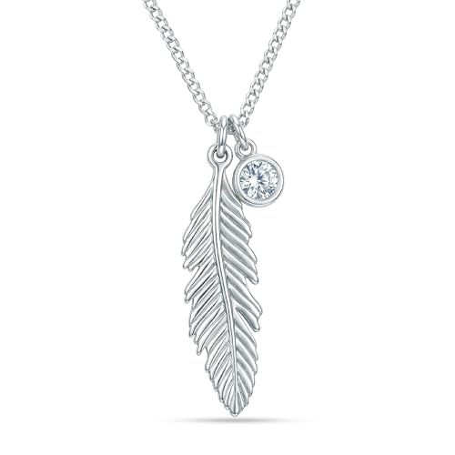 Image of TRUESILVER ACPL 925 Sterling Silver Pendant Necklace for Women | Elegant Charm Necklace | Contemporary Statement Jewelry | Birthday Anniversary Gift