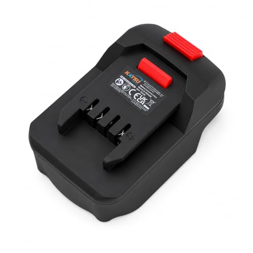 KATSU Tools Convertidor adaptador de batería compatible con la famosa batería de iones de litio de 18 V, compatible con herramientas eléctricas inalámbricas Pärkside X de 20 V Team Series 102106