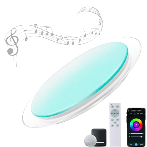 CHYSONGOODS WF-XY LED V[OCg 8 3800lm AlexaΉ  BluetoothXs[J[ Rt  F RGB  Lb` QɓKp tȒP Hsv ep^ ی^|ɓK