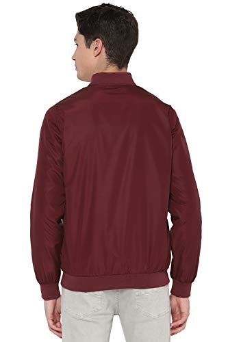 Image of Allen Solly Men's Polyester Solid Car Standard Length Coat