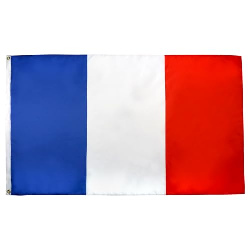 AZ FLAG, France Flag, 2x3 Ft, Light Polyester French Banner with Two Brass Eyelets, Fade Resistant, Vivid Colors